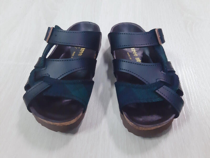 GIACOO腳谷- 孩童拖鞋款-3107 學院風黑 MADE IN TAIWAN 非勃肯鞋【免運費】