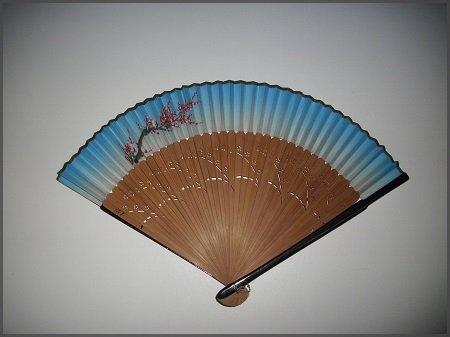 中國風 扇子 絲綢扇 折扇 含 扇環  扇套 流蘇扇穗