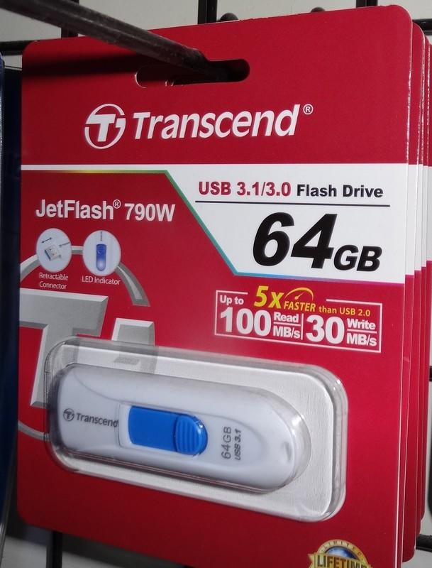 ..點子電腦-北投.790 ◎創見Transcend JetFlash 790W USB 3.0 64G隨身碟◎590元