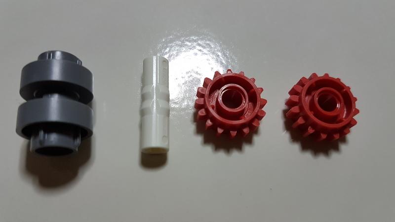 一套4個零件 LEGO 18947+18948+18946*2 變速環 紅色離合器齒輪 樂高科技 LEGO Techn