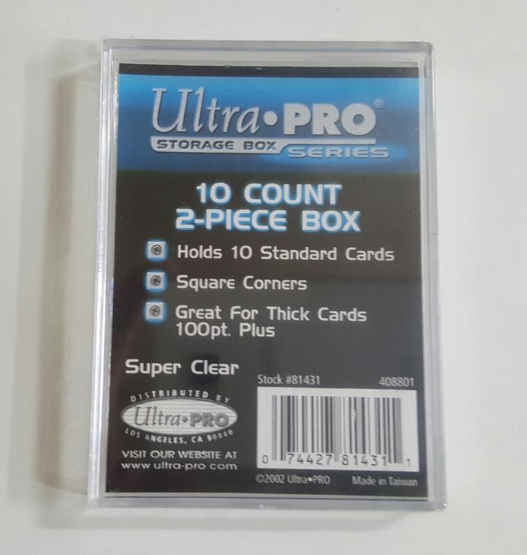 【真】硬式卡盒 10張裝卡盒Ultra●PRO#81431（可放超厚卡）適用 球員卡 林書豪 陳偉殷 陽岱綱 喬丹