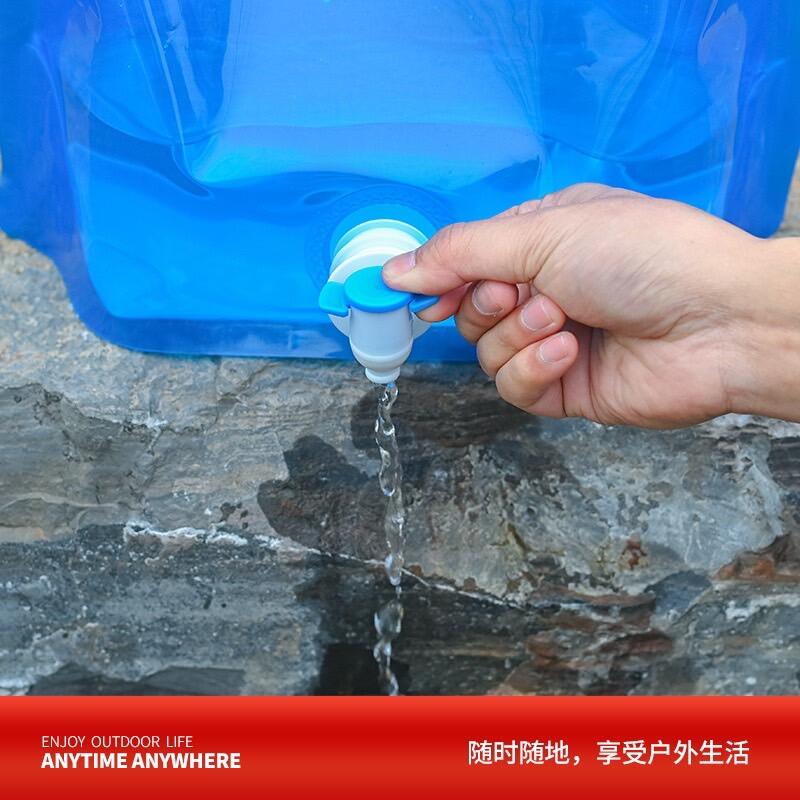 【山道具屋】超輕便戶外登山摺疊水桶/水袋/水源地取水/停水/野外救火-必備 (3/5/10L)