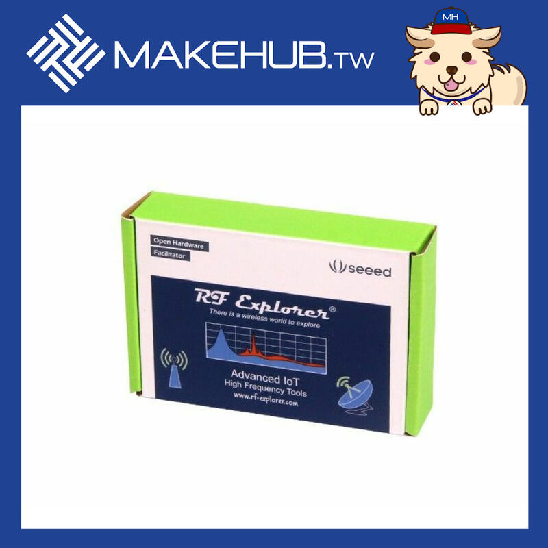 MakeHub.tw含稅原廠代理 樹莓派專用 RF Explorer 3G+ IoT 物聯網頻譜分析儀