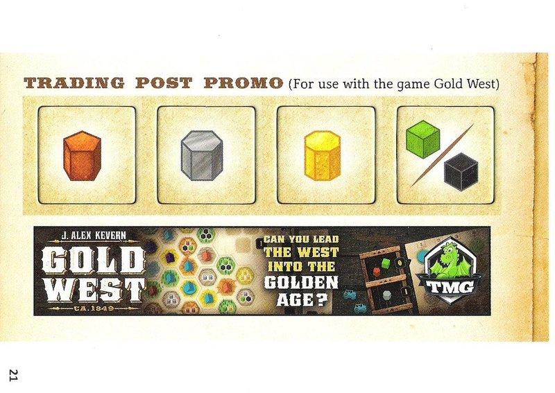 ☆桌遊☆ Gold West: Trading Post Promo | 露天市集| 全台最大的網路