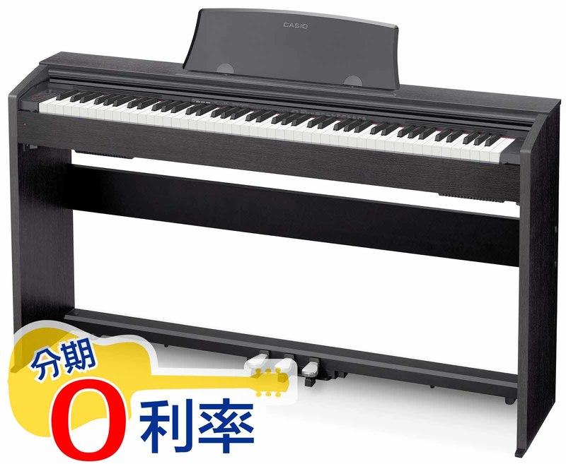 【放輕鬆樂器】全館免運費 卡西歐 CASIO PX-770 電鋼琴 黑色 保固一年