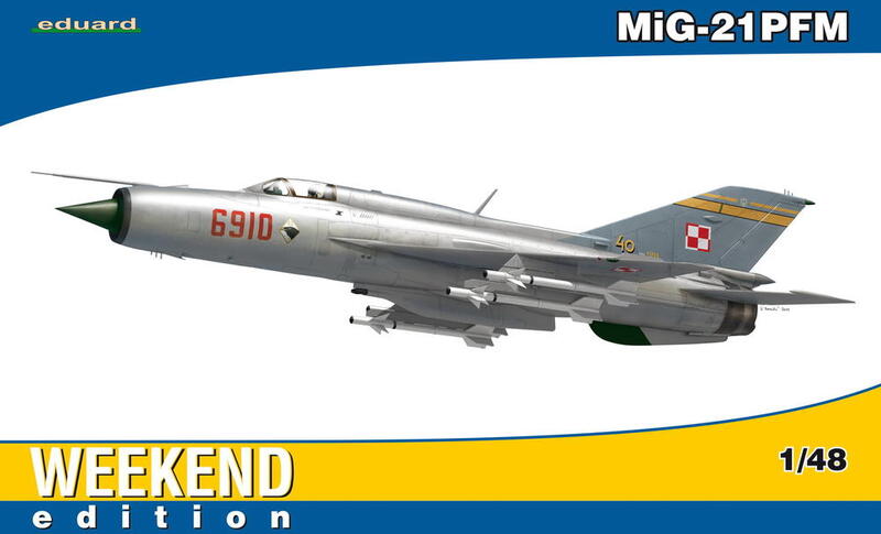 ~飛行員之家~ (特價) EDUARD 1/48 蘇聯 MiG-21PFM 戰鬥機 (波蘭塗裝)(周末版)(84124)