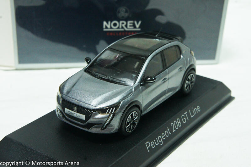 PEUGEOT 208 GT LINE 2019 ROUGE NOREV 1/43°