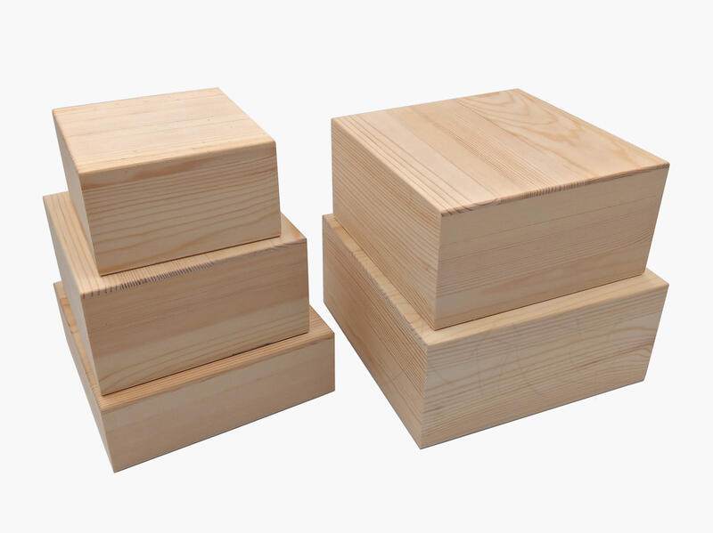 【木依草】天地蓋松木方形收納盒  公仔收納/小飾品收納/收藏禮品 收納置物 木箱木盒 禮盒包裝 WBEU-BPS-X01