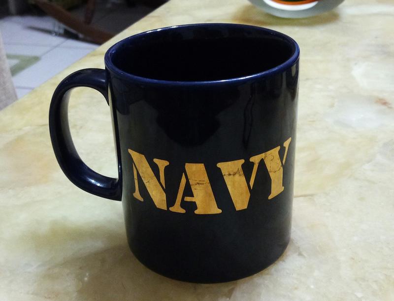 COLOROLL英國製NAVY美國海軍深藍色馬克杯
