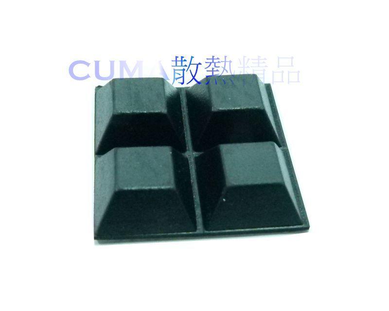 光華CUMA散熱精品*橡膠腳墊 BF-127127060 12.7x12.7x6mm 1包4入~現貨