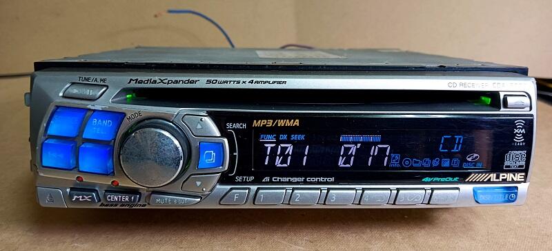 Alpine CDA-9807 CD/FM/AM音響主機AUX IN已升級藍牙聲音輸入 | 露天市集 | 全台最大的網路購物市集