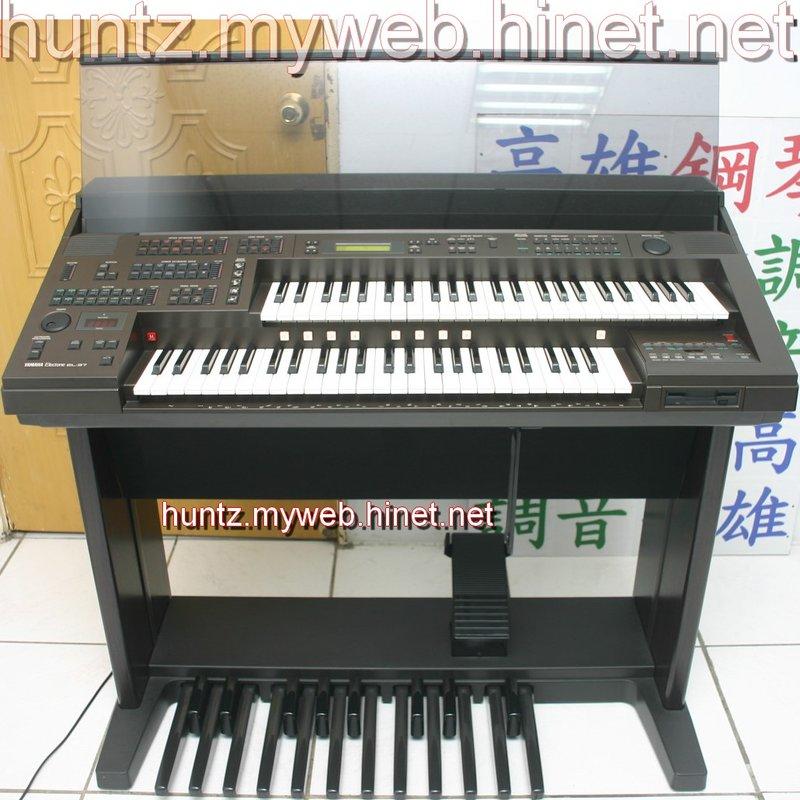 日本製YAMAHA山葉Electone雙層電子琴EL-37電管風琴(7千直購)附說明書【田新中古琴行】EL-60雙排鍵