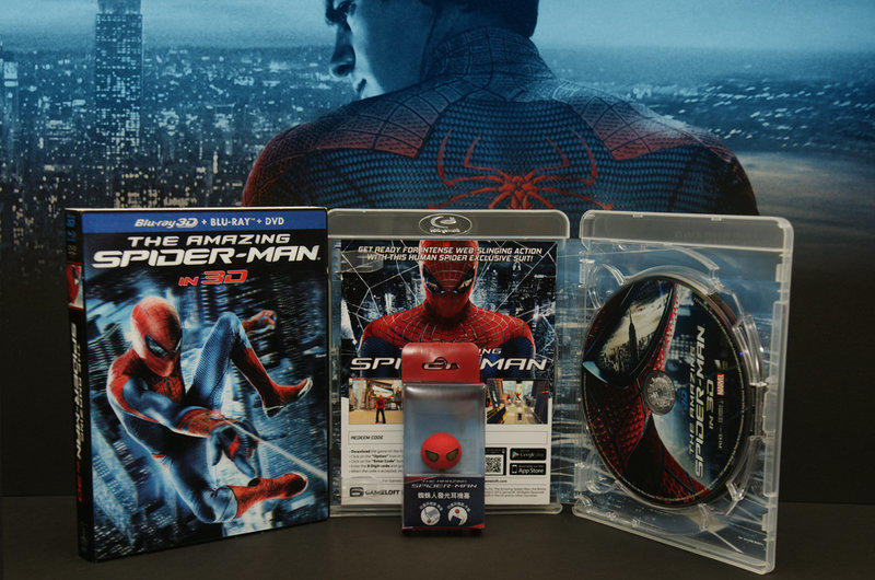 全新美版 Amazing Spider-Man 幻變紙套四碟 BD版 蜘蛛人 驚奇再起 Blu-ray 藍光 2D+3D(加送蜘蛛人耳機塞)