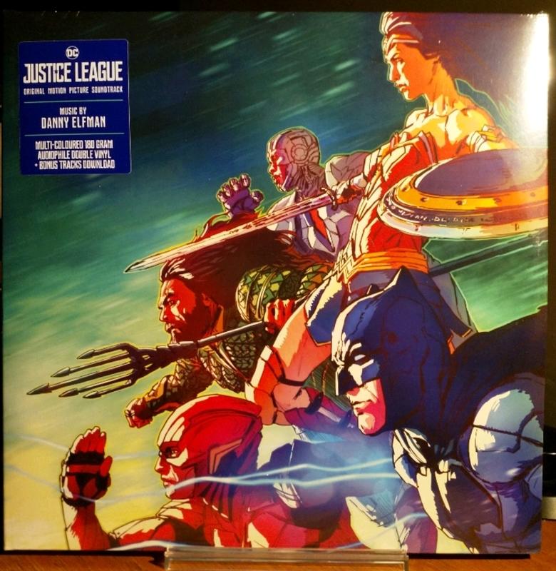 《雪莉原聲》限量彩膠「正義聯盟」(Justice League) 原聲帶 180克藍黑調和版黑膠