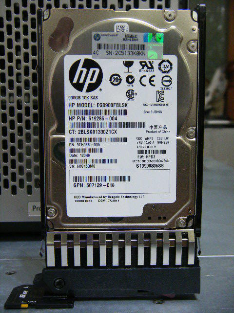 HP ProLiant 伺服器用SPARE:619463-001 900GB 10K SAS 硬碟
