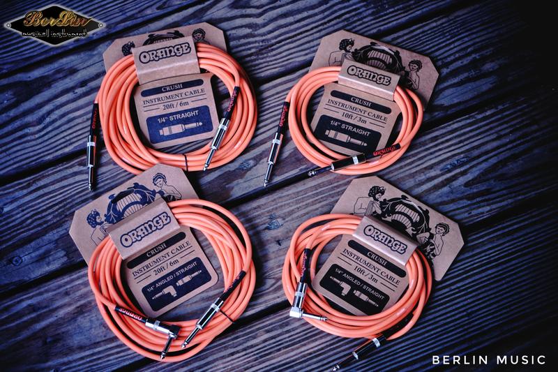 『柏林樂器』Orange Crush Cable 樂器用導線 6.3導線 CA034 CA035 CA036 CA037