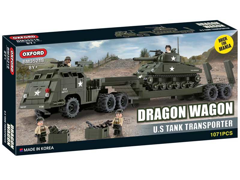 樂高王子 LEGO OXFORD 韓國積木 BM35218 M25 坦克運輸車 龍馬車 (特價) 缺貨中