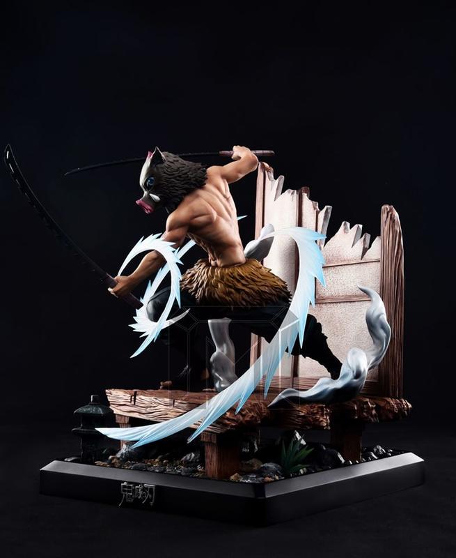 送料無料 模玩殿堂 鬼滅の刃 フィギュア 嘴平伊之助 GK完成品