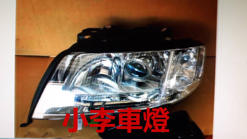 ~小李車燈~全新品 外銷精品件 奧迪 A6 00 01年 原廠型晶鑽大燈 一顆2500元 台灣大廠製品