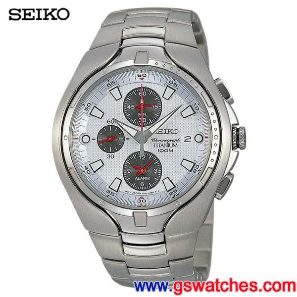 【金響鐘錶】全新SEIKO SNA425P1,兩地時間鬧鈴,鈦金屬,時尚男錶,7T62-0EF0S,公司貨,直購可議價