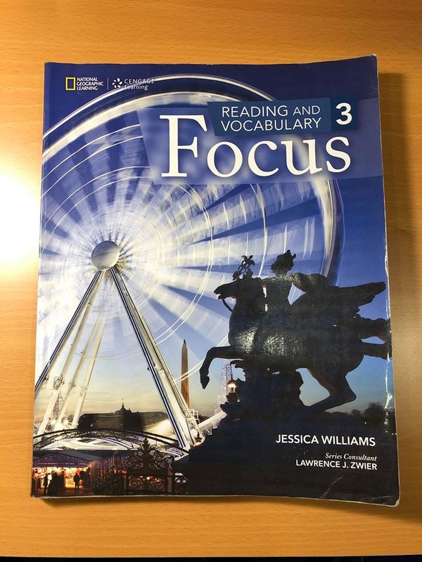 《Reading and Vocabulary Focus 3》ISBN：9781285173368