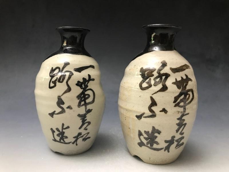 早期日本三顆星米奇林餐廳（瓢亭）酒壺