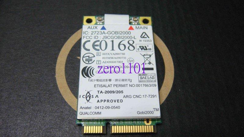 Gobi2000 FRU 60Y3183 IBM LENOVO Thinkpad 3G 3.5G 無線網卡 X201 X201i  X201s X201T X100e Edge 13 14 15 T410 T410i T410s