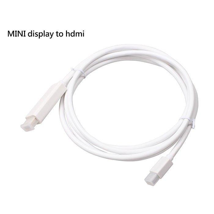 【木木店鋪】mini display TO HDMI 直輸線 1.8米 APPLE螢幕適配線 HDMI轉接顯示器