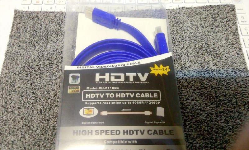 HDMI高清線 1.4版扁平hdmi線 (3M長度)