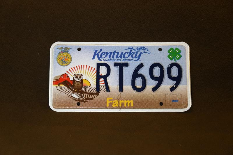美國車牌 肯塔基 Kentucky 699 一張