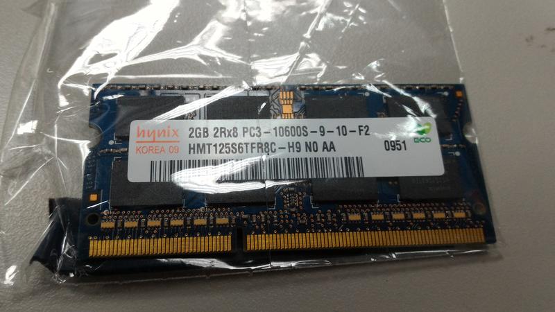 Hynix  2GB DDR3 1333 (筆電聯想.MAC.ACER/HP/Toshiba用)