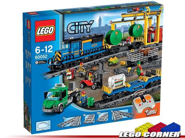 【LEGO CORNER】 CITY 60052 樂高城市系列、 貨運火車~無外盒