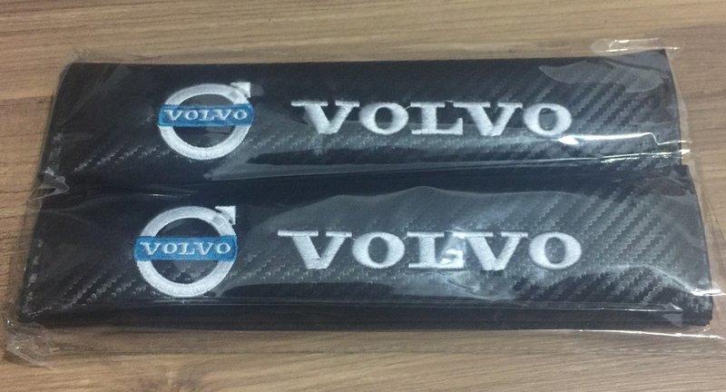 VOLVO 碳纖皮安全帶護套 安全帶護肩 S60 V60 XC60 V40 S40 S80 S90 XC90