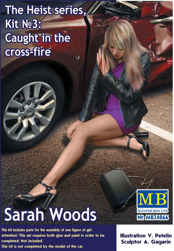 MASTER BOX  1/24  Sarah Woods，陷入交火  (搶劫系列 Kit.3) (MB24066)