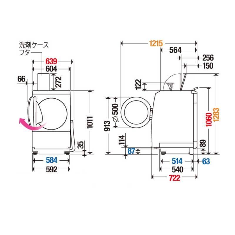刷卡分6期> Panasonic 日本製滾筒含基本安裝- NA-LX128BL左開/ NA