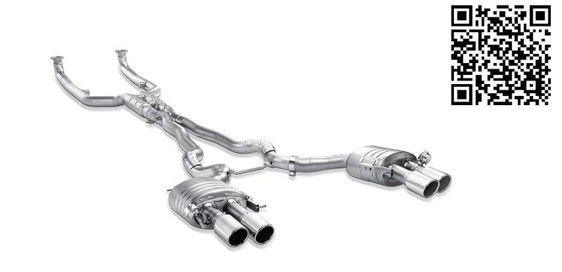 SODEN Go~AKRAPOVIC 蠍管BMW M5 (F10) 2014 鈦全段 加速管/排氣管