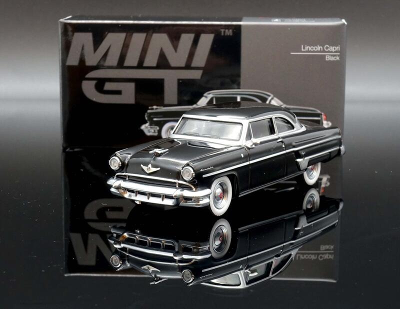 MASH】現貨特價Mini GT 1/64 Lincoln Capri 1954 Black 左駕#448