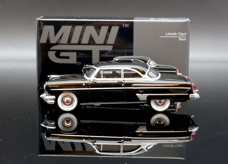 MASH】現貨特價Mini GT 1/64 Lincoln Capri 1954 Black 左駕#448