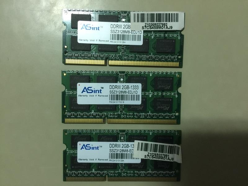 ASINT DDR3 2GB-1333 x 3