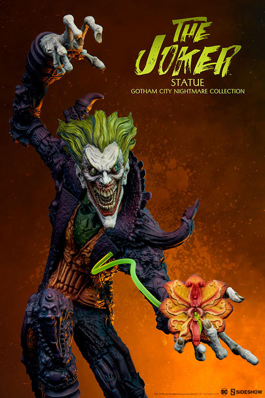(最新商品預購）Sideshow BenToy DC超人系列Joker Gotham 高譚小丑全身雕像SC-200425