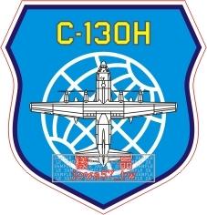 [軍徽貼紙] 中華民國空軍 C-130H Hercules 機種章貼紙