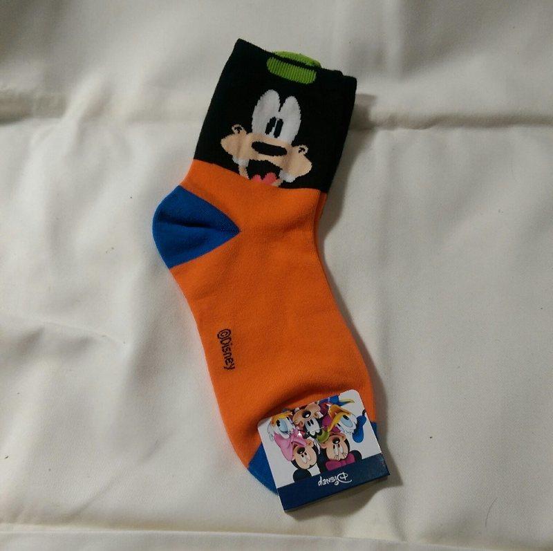 韓國迪士尼經典卡通高飛造型棉襪