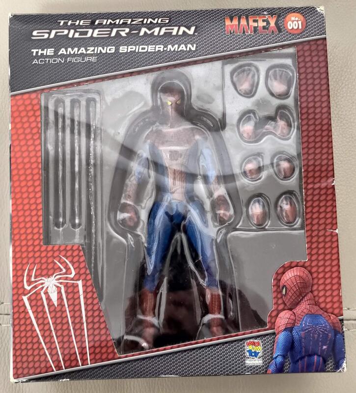 DAME玩具屋] MAFEX no.001 蜘蛛人驚奇再起spider man 安德魯加菲稀有