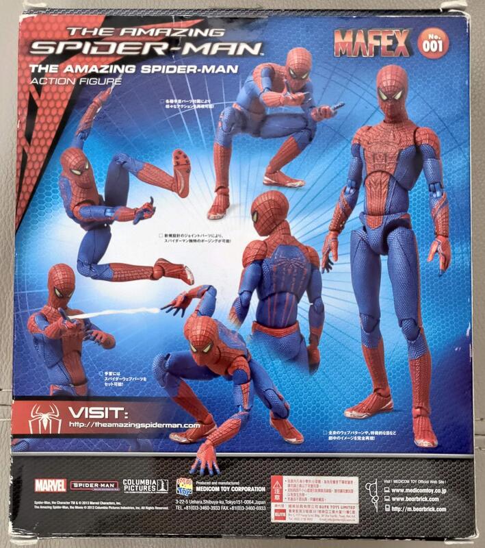 DAME玩具屋] MAFEX no.001 蜘蛛人驚奇再起spider man 安德魯加菲稀有