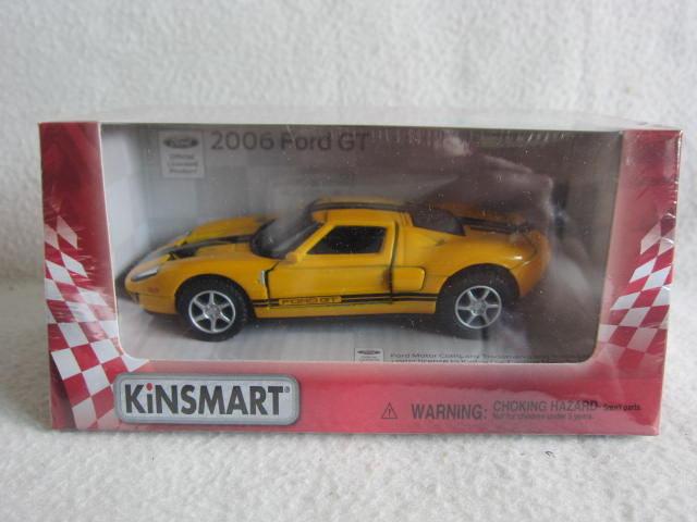 【KENTIM 玩具城】福特 Ford GT黃色復古跑車1:36KINSMART 合金迴力車