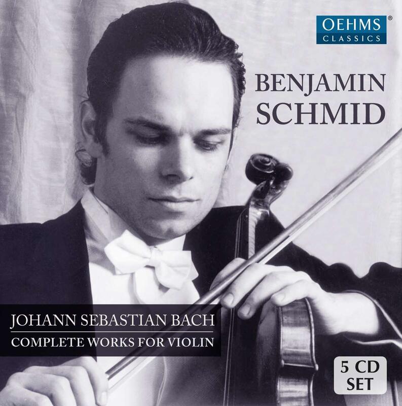[大特價1480↘435] Benjamin Schmid 施密德：Bach 巴哈小提琴曲全集   5 CD 正版全新
