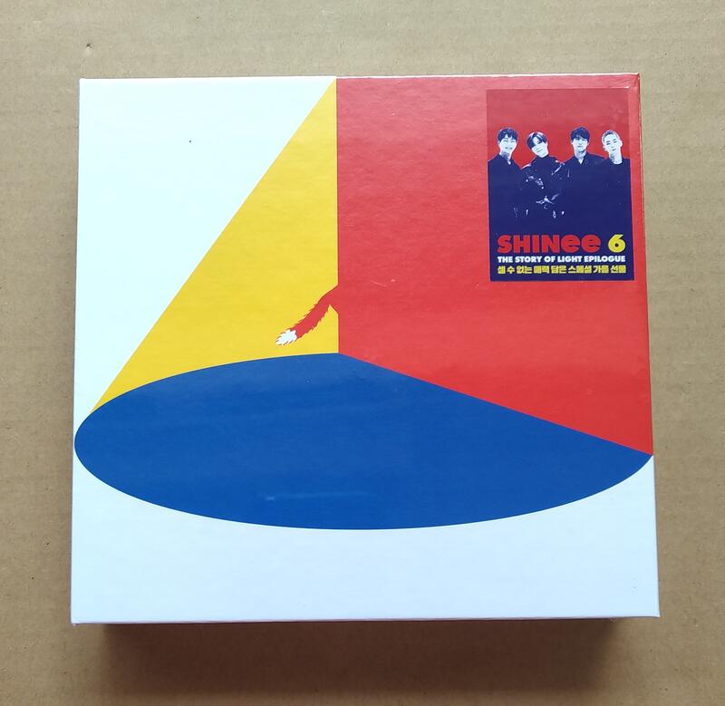 SHINee 第6張正規專輯The Story of Light'Epilogue 台壓版CD，台灣正版