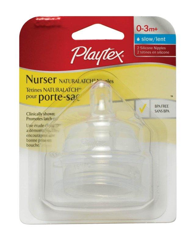 倍兒樂 Playtex Drop-Ins 儲存杯奶瓶奶嘴 NaturaLatch (型號05628~慢流速)最後出清價