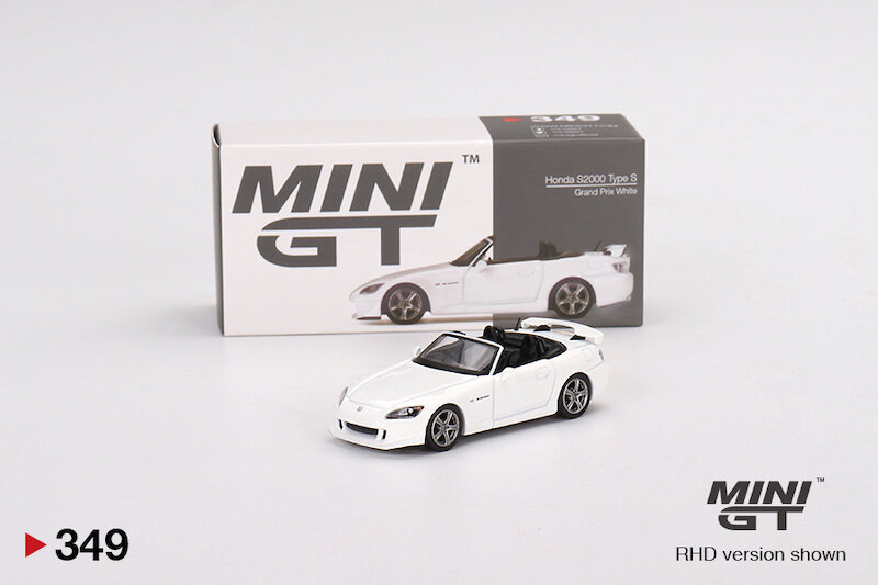 烈馬 MiniGT 1/64 Honda S2000 (AP2) Type S GP White #349
