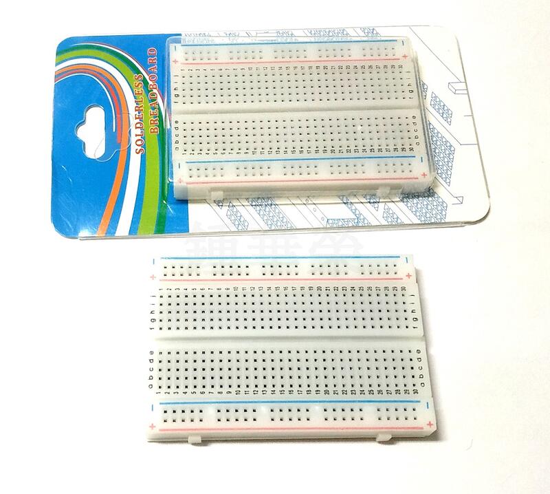 【以辰】台灣現貨 麵包板 400孔 紅藍線 Arduino迷你麵包板